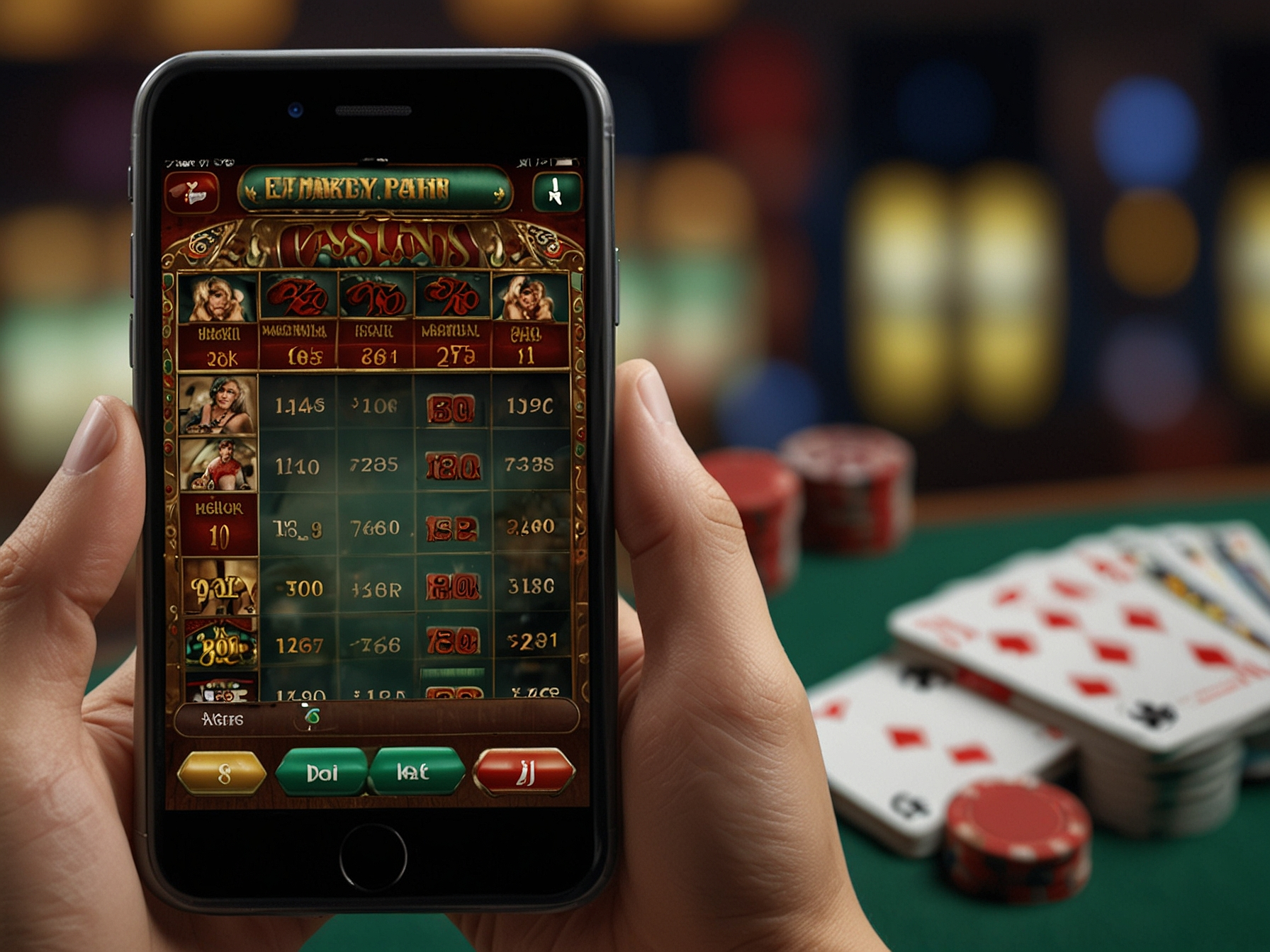 Mobile site features display